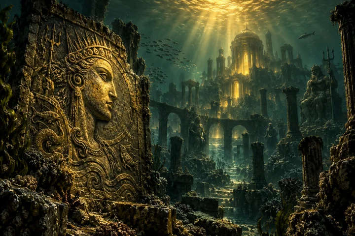 Conceptual illustration for Atlantis & the Anunnaki